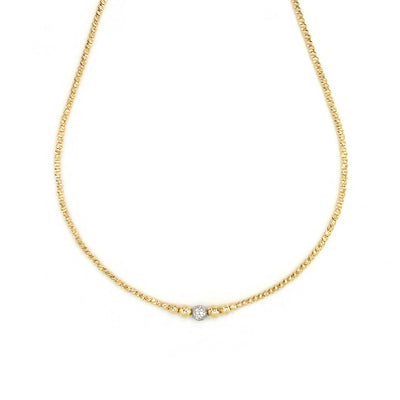 Tavanti – Ожерелье Вселенная сферы в желтом золоте и бриллиантах