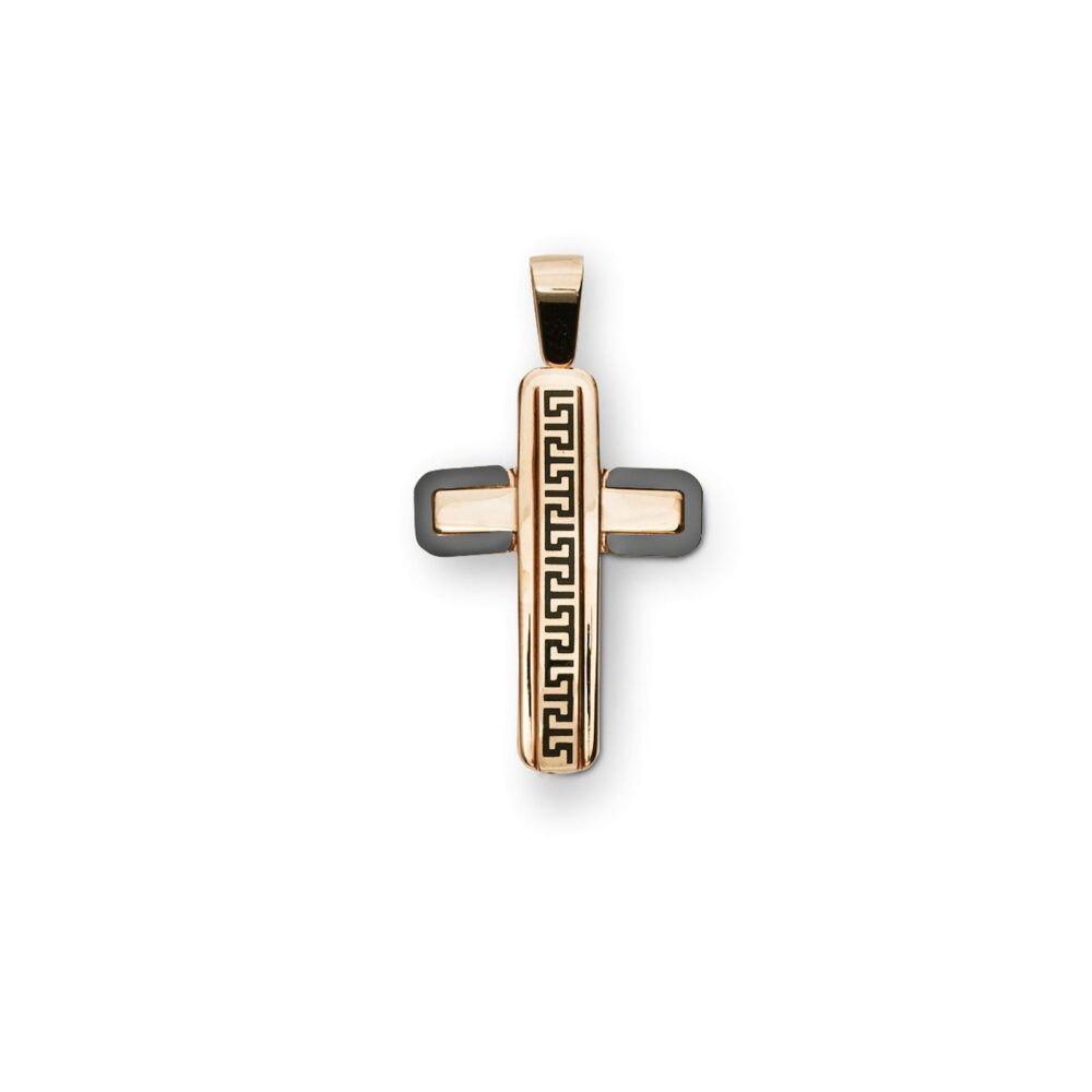 Tavanti – Крест подвеска с греческим желтым золотом