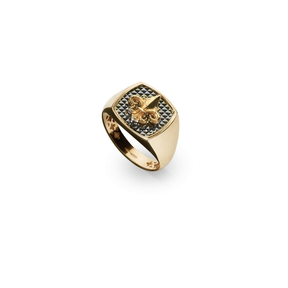 Tavanti – Желтое золотое кольцо ирис
