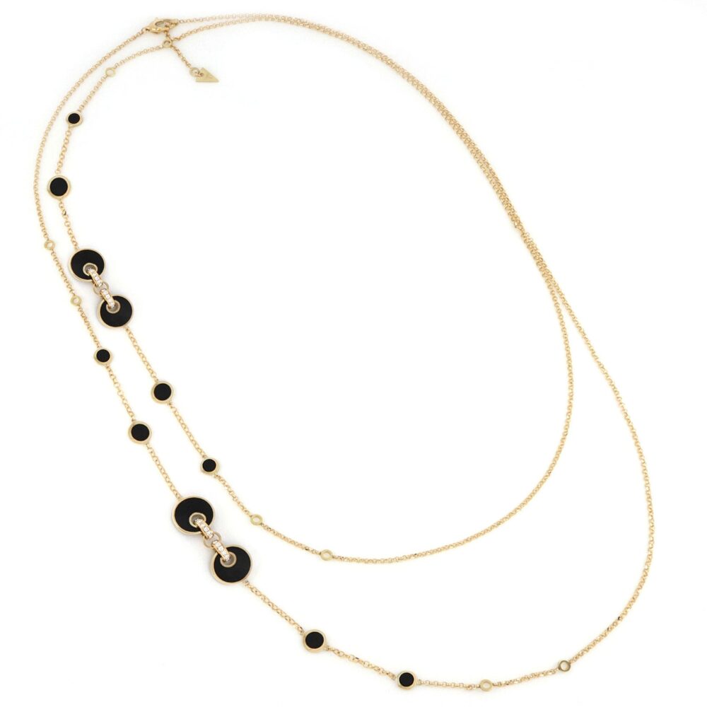 Tavanti – Ожерелье 120 см Юпитер Onyx и Diamonds