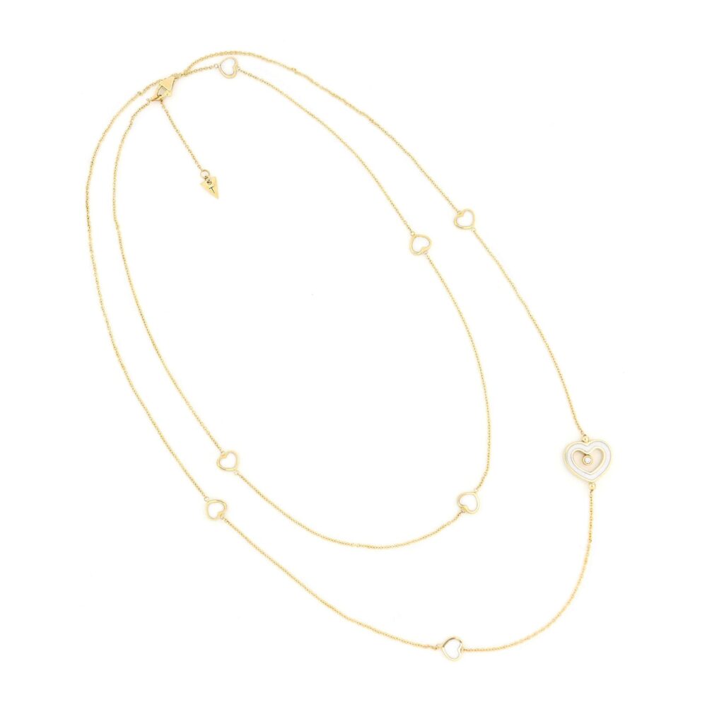 Tavanti – Ожерелье Harmony 100 см Коголонг и бриллианты