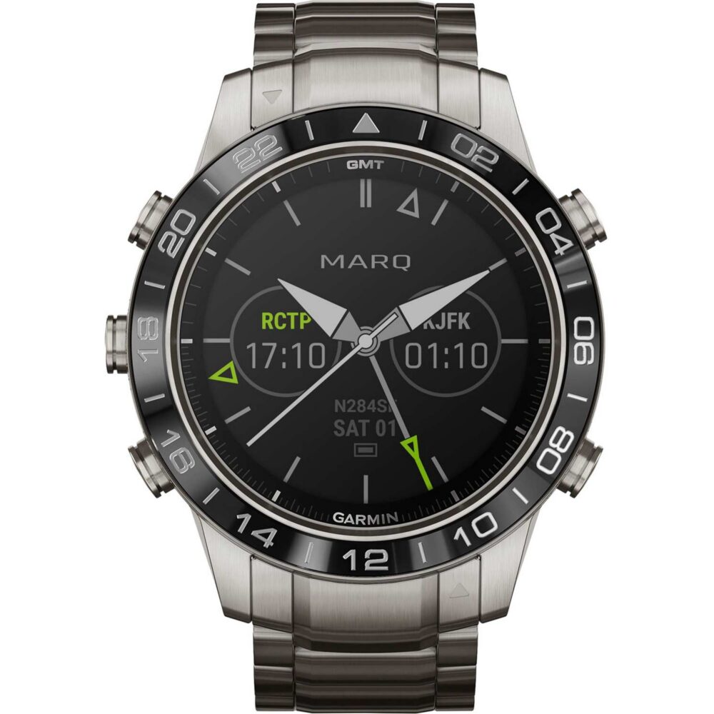 Garmin – Спортивные титановые наручные часы Garmin MARQ Aviator 010-02006-04