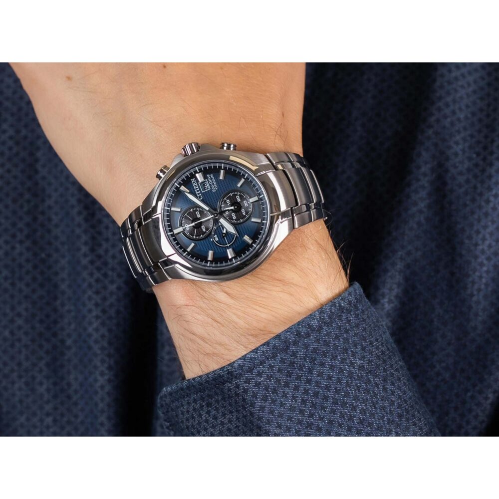 Японские титановые наручные часы Citizen CA0700-86L с хронографом