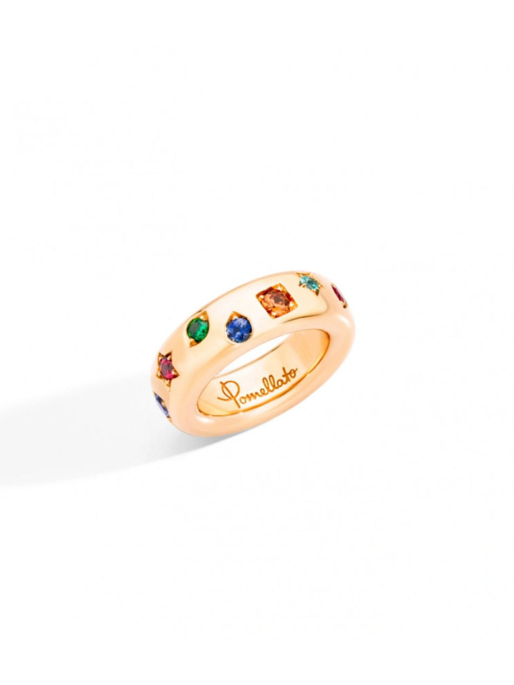 Pomellato – Знаменитое кольцо из розового золота и цветные камни PAC2062O7000000VA