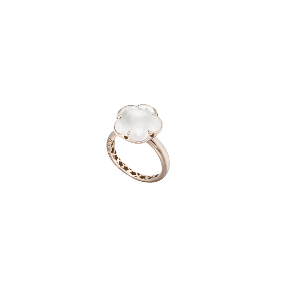 Pasquale Bruni – Bon Ton Ring в розовом золоте с молочным кварцем 15039R