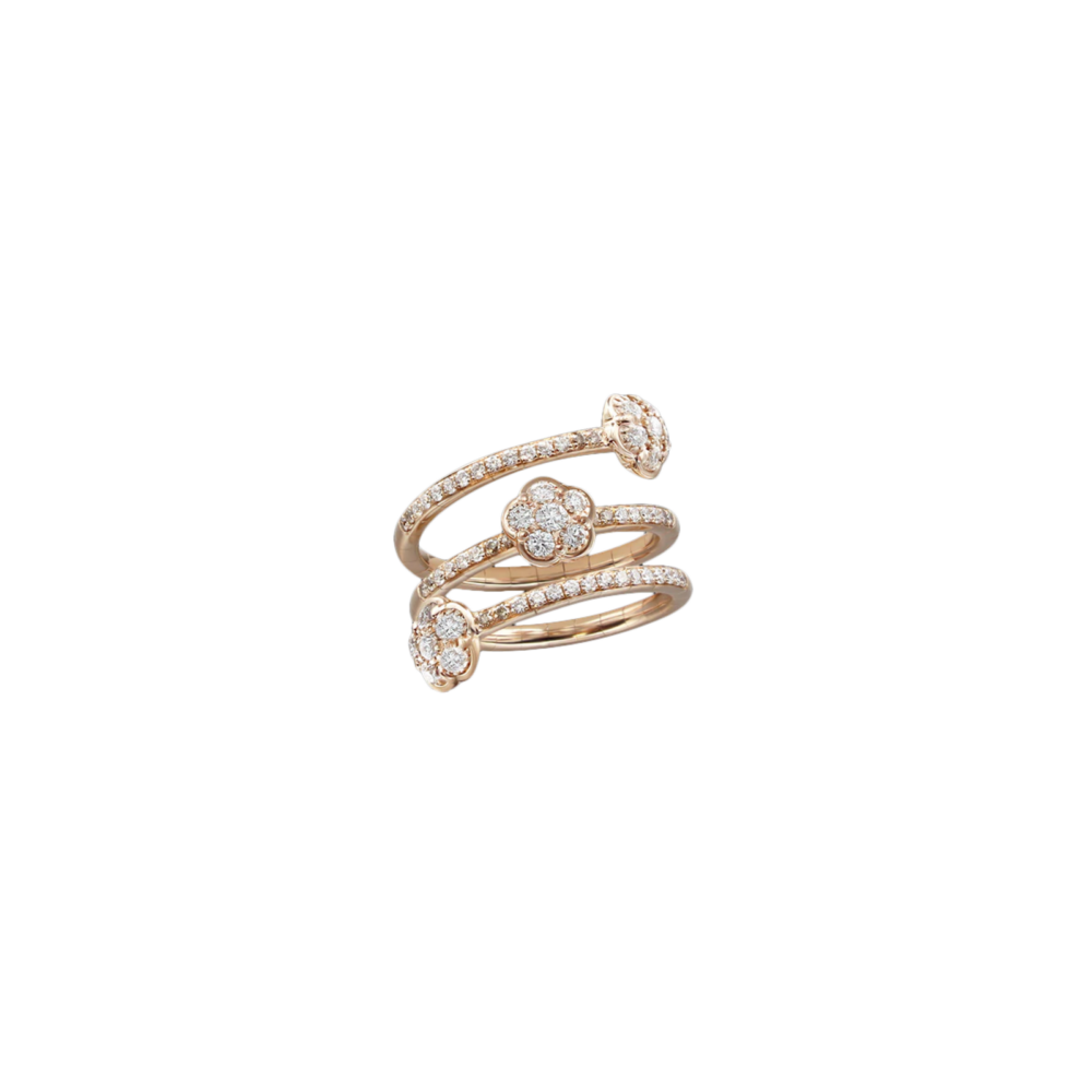 Pasquale Bruni – Кольцо дочь цветов розового золота с бриллиантами 16040r