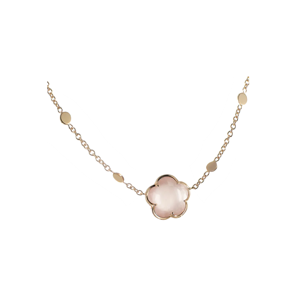 Pasquale Bruni – Ожерелье Bon Ton в розовом золоте и розово -розово -кварце. 14820r