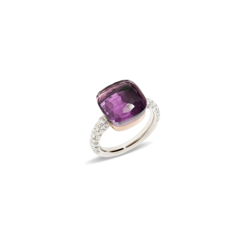 Pomellato – Голый кольцо аметист алмаз pab4010o6000db0oi