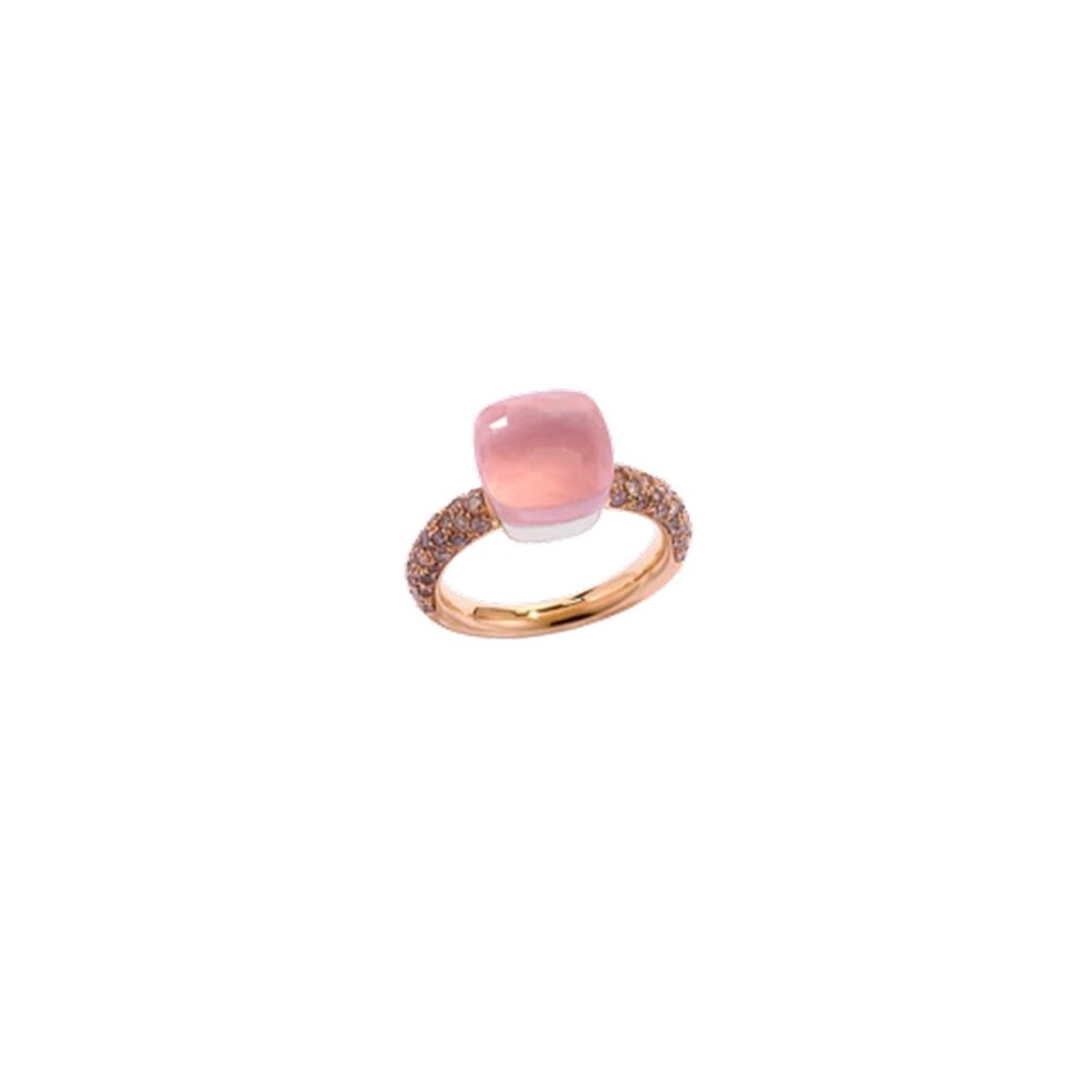 Pomellato – Rose Quartz Nude Classic Ring PAC0040O7000BRCQR
