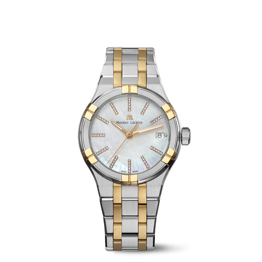 Aikon Quartz Date 35mm – женские часы от Maurice Lacroix  AI1106-PVP02-170-1