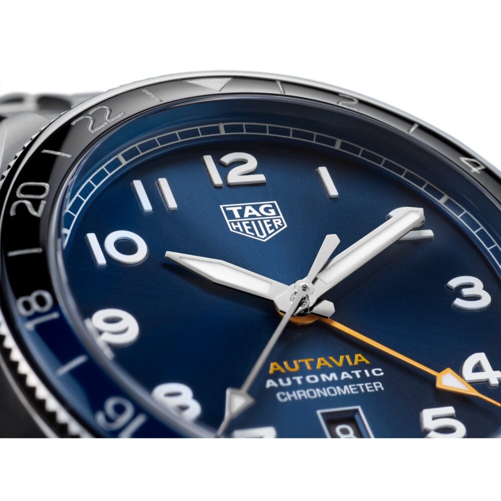 TAG Heuer Autavia GMT COSC Автоматические часы, 42 mm, Сталь WBE511A.BA0650