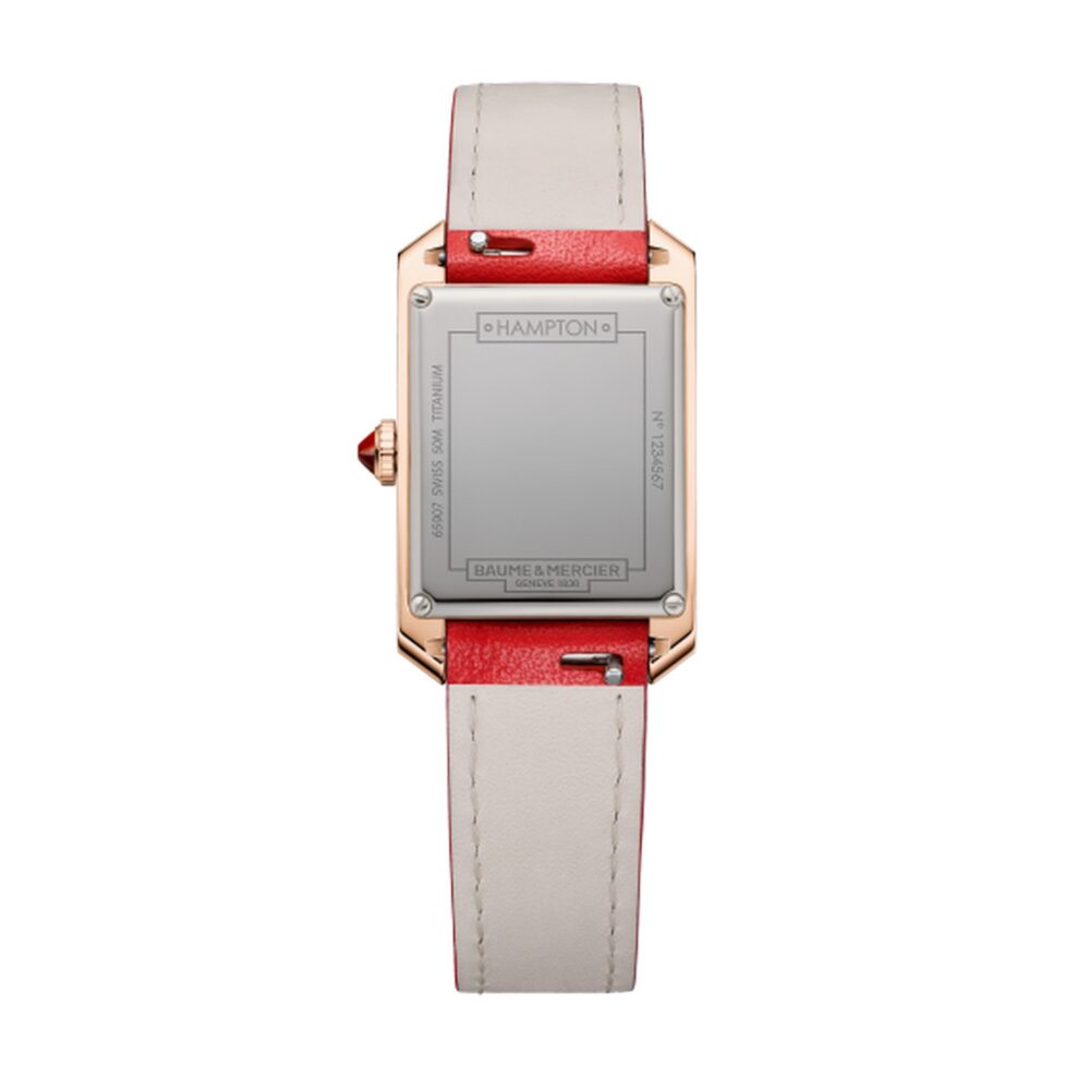 Quartz Watch, титановые и розовые золоты – 35 x 22 мм – Hampton 10628