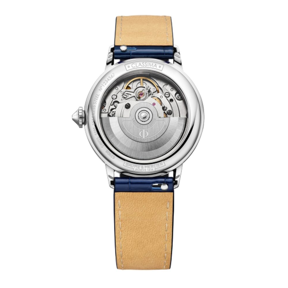 Автоматические часы, лунные фазы, бриллианты – 34 мм – Classima 10633