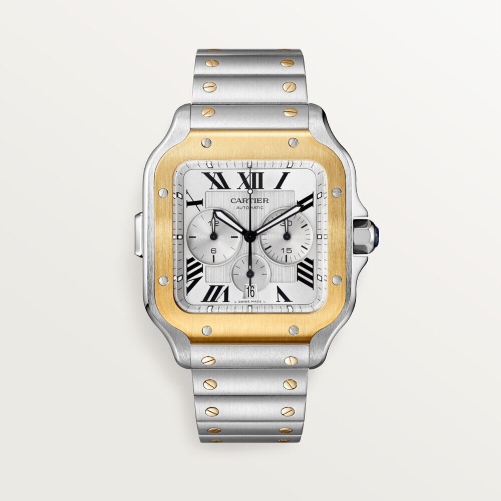 Часы Santos de Cartier с хронографом – W2SA0008