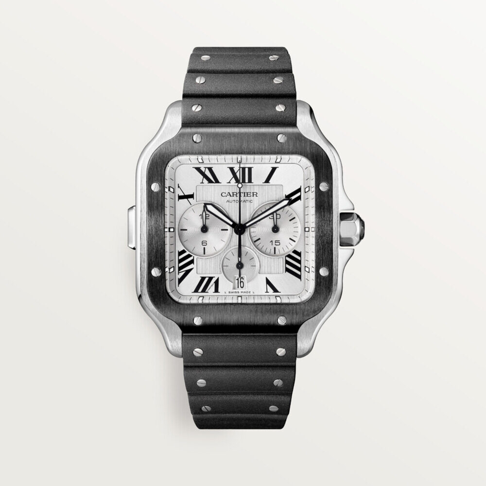 Часы Santos de Cartier с хронографом – WSSA0017