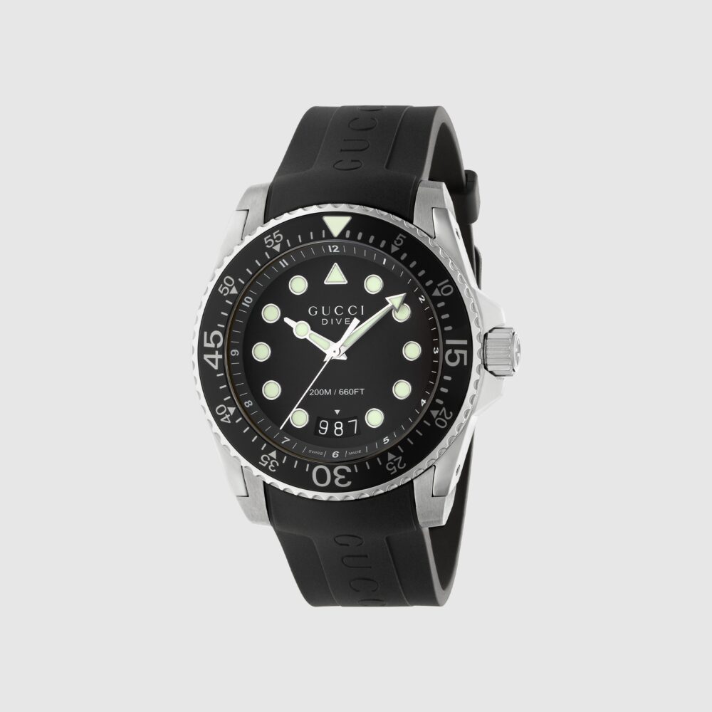 Часы Gucci Dive, 45 мм – ‎633001 I16X0 1000
