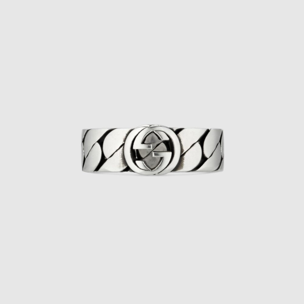 Широкое кольцо Gucci Interlocking – ‎661513 J8400 0728