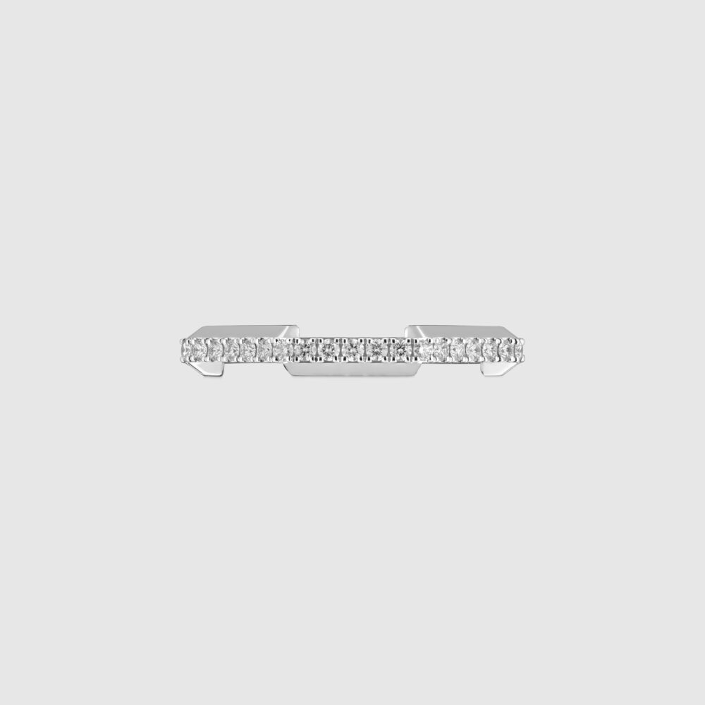 Кольцо Gucci Link to Love с бриллиантами – ‎662140 J8568 9066